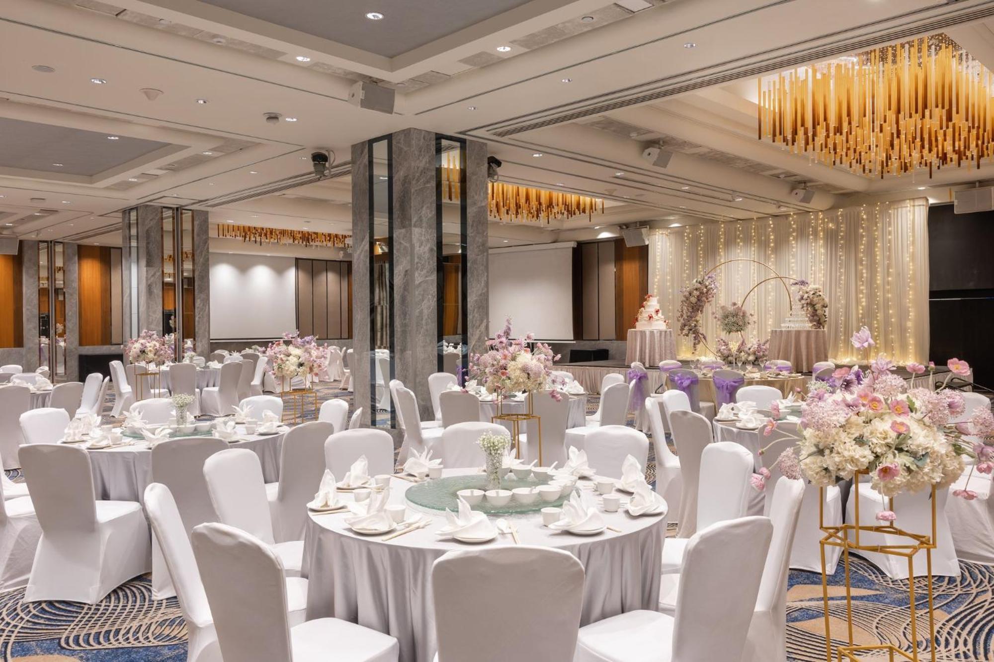 힐튼 싱가포르  호텔 외부 사진 Wedding reception at the Grand Ballroom