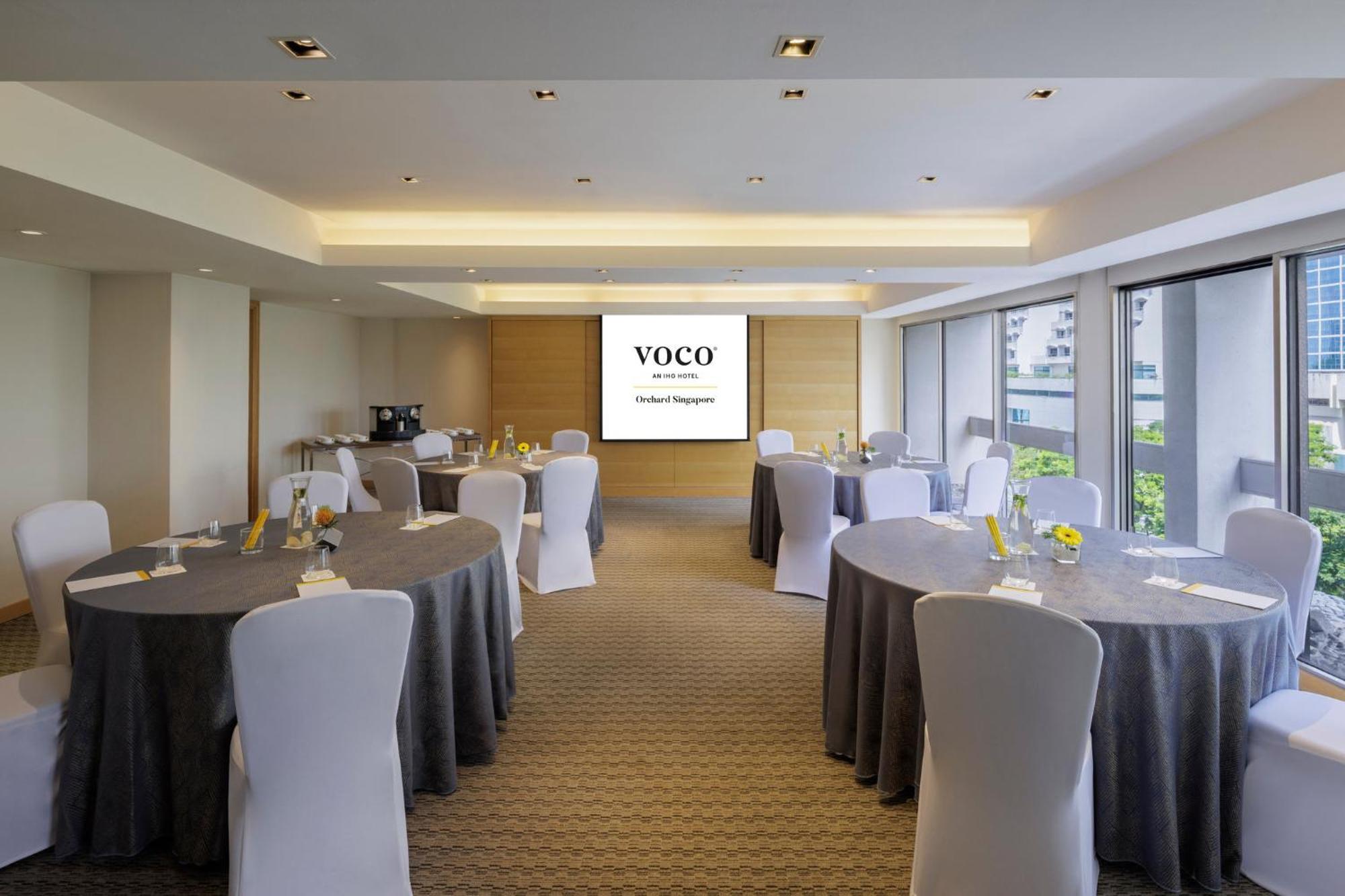 힐튼 싱가포르  호텔 외부 사진 Meeting room at the hotel