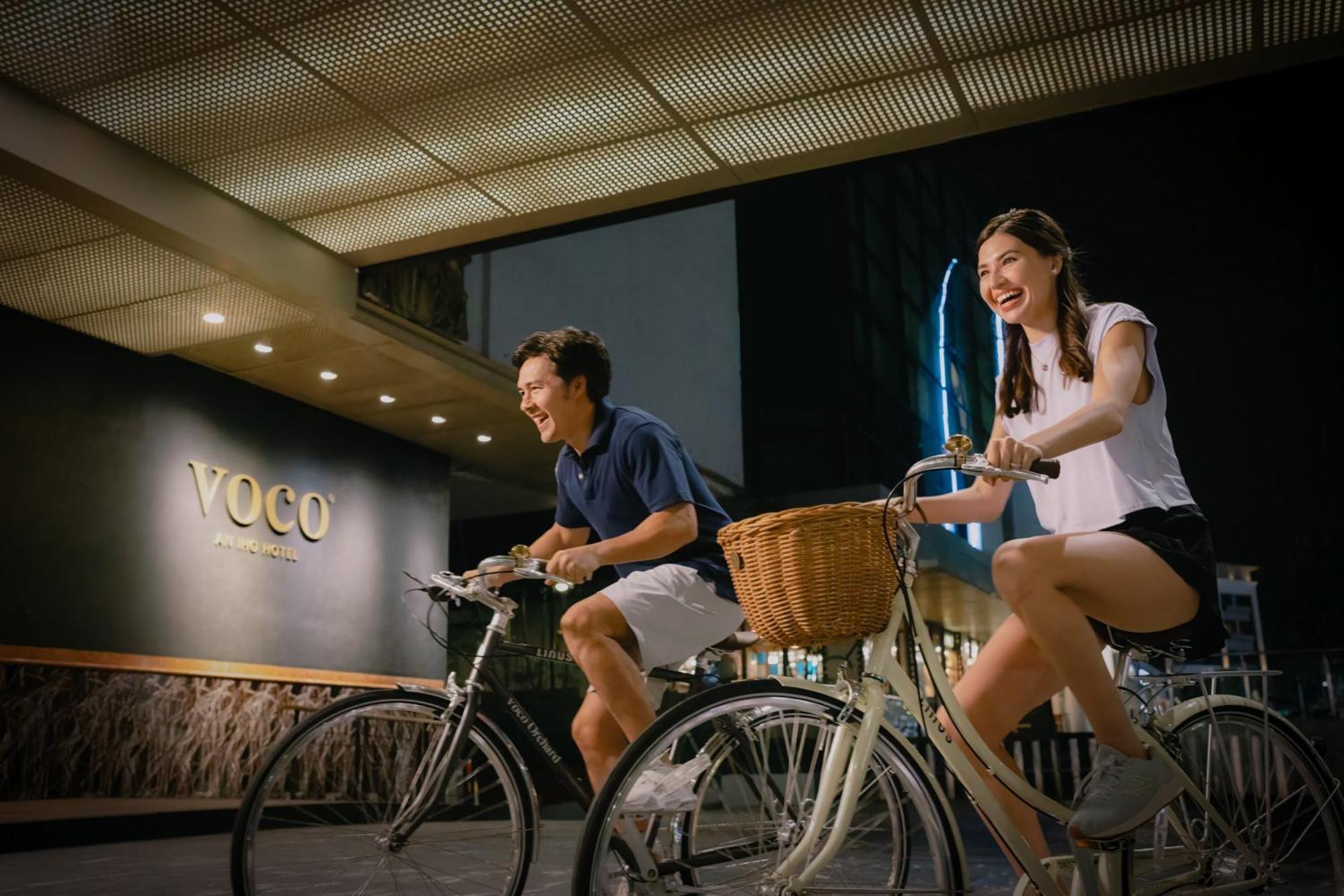 힐튼 싱가포르  호텔 외부 사진 Bicycle sharing station at Voco Central