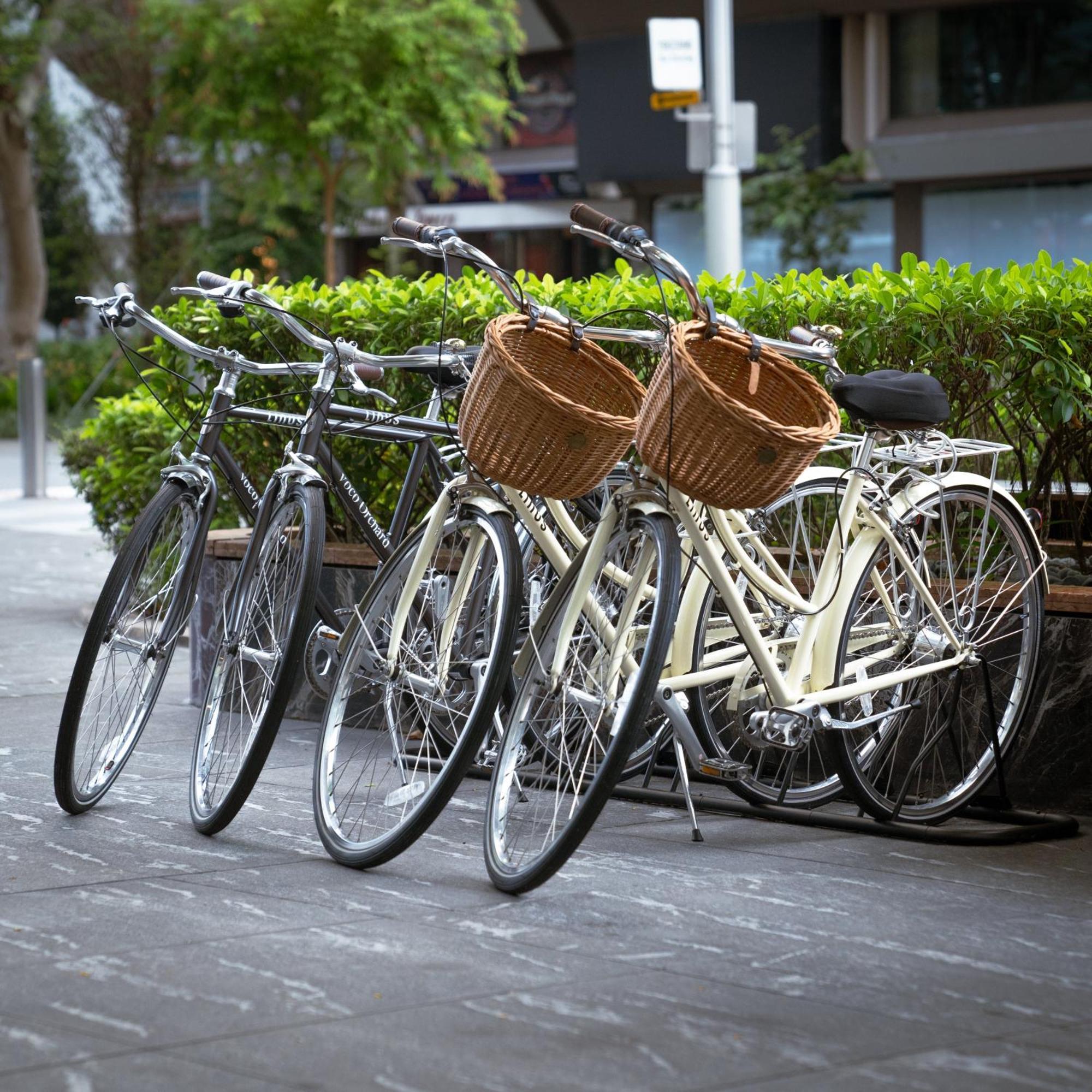 힐튼 싱가포르  호텔 외부 사진 Bicycles parked in a row